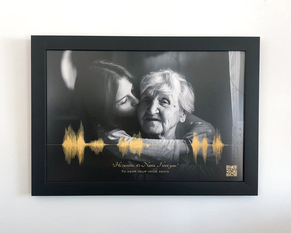 Personalized Mother's Day Gift: Voice Recording Art