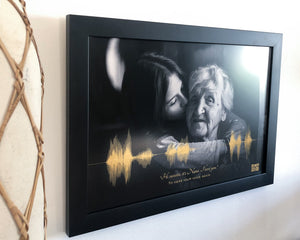 Personalized Mother's Day Gift: Voice Recording Memorial Art