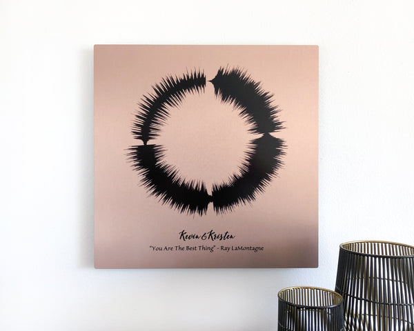 50th Anniversary Gifts For Parents Song Sound Wave Art