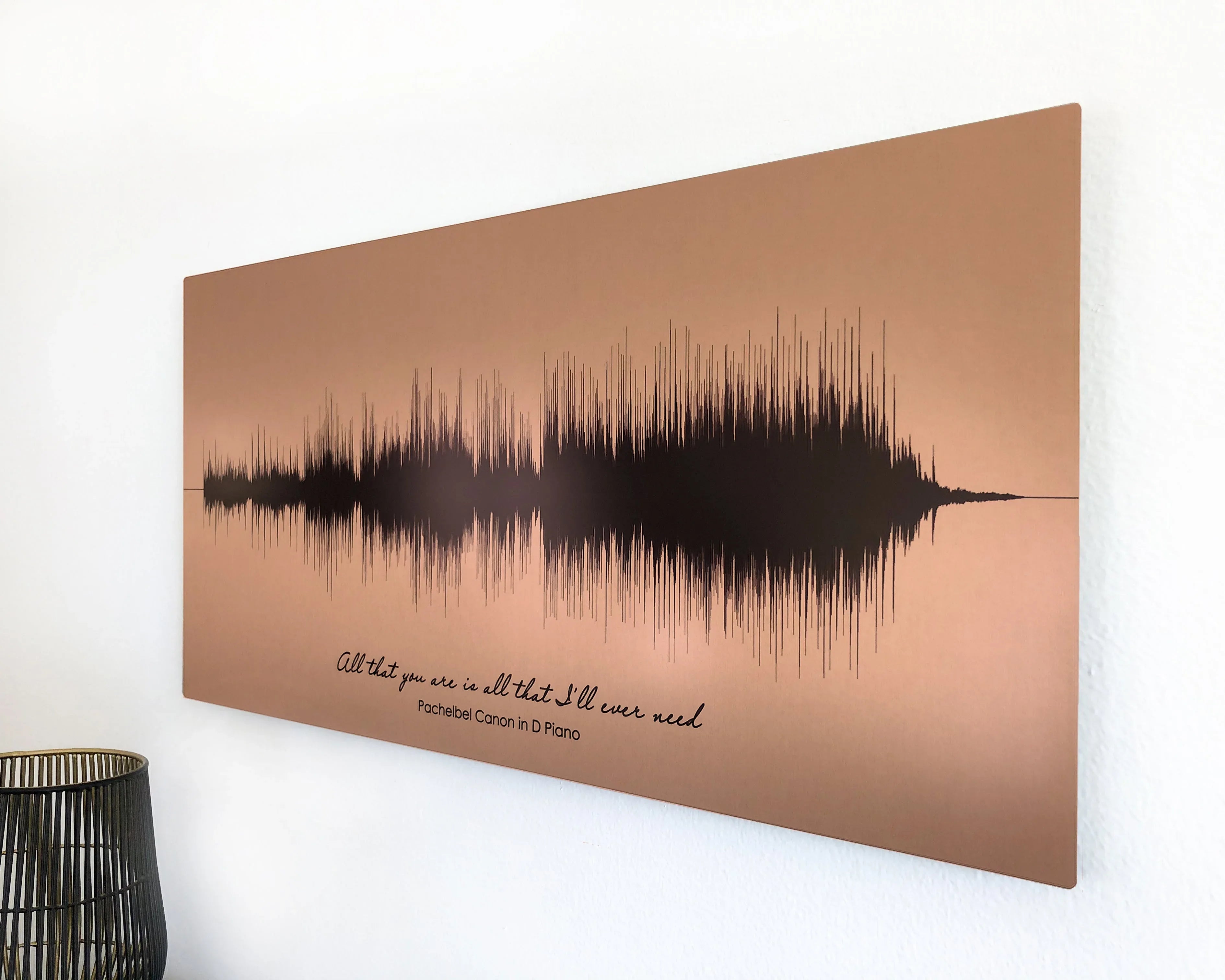 22 year anniversary Gift For Him or Her - Copper – Artsy Voiceprint 22 year anniversary Gift For Him or Her - Copper – Artsy Voiceprint
