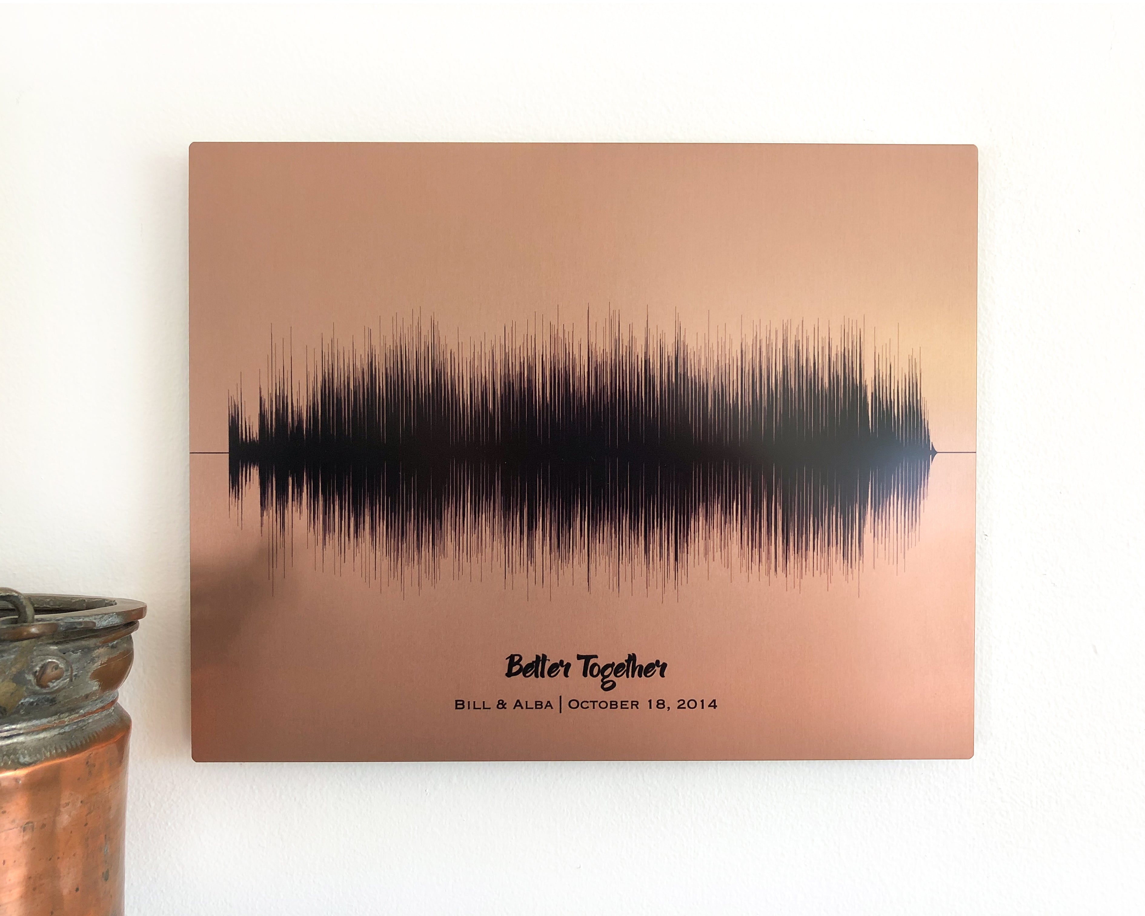22nd Wedding Anniversary Sound Wave Art – Artsy Voiceprint