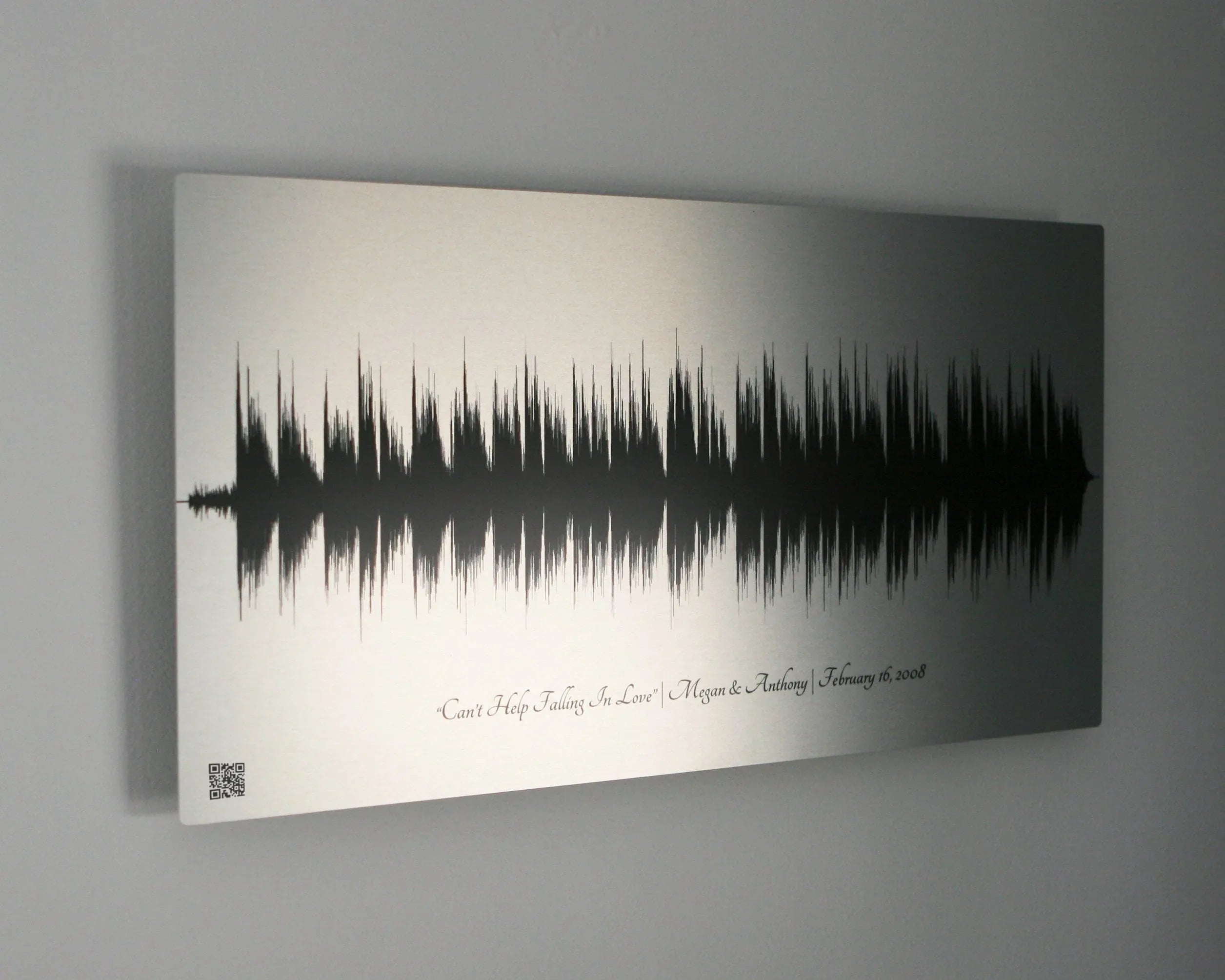 25th Wedding Anniversary Gift For Wife Sound Wave Art – Artsy