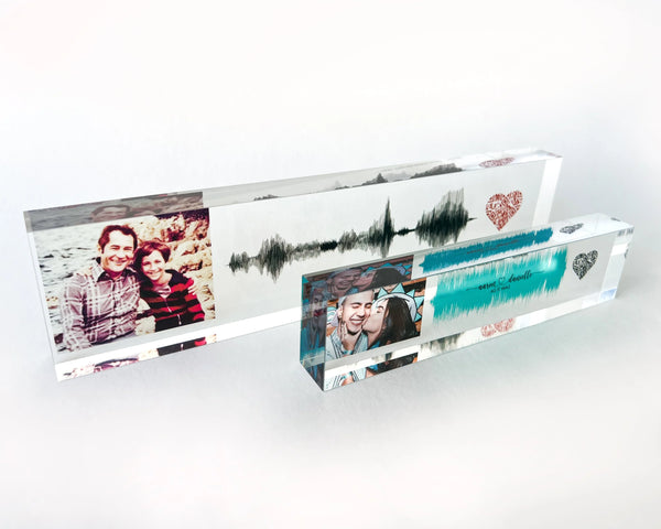 Gift For Him With Photo | Soundwave Art – Artsy Voiceprint