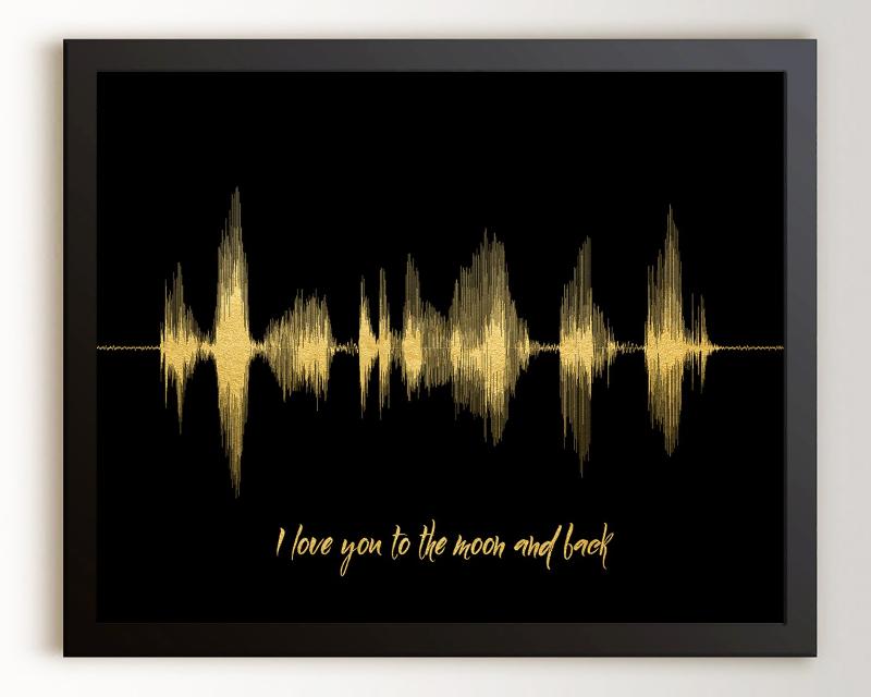 Custom Sound Wave Art  Wave Art - Artsy Voiceprint