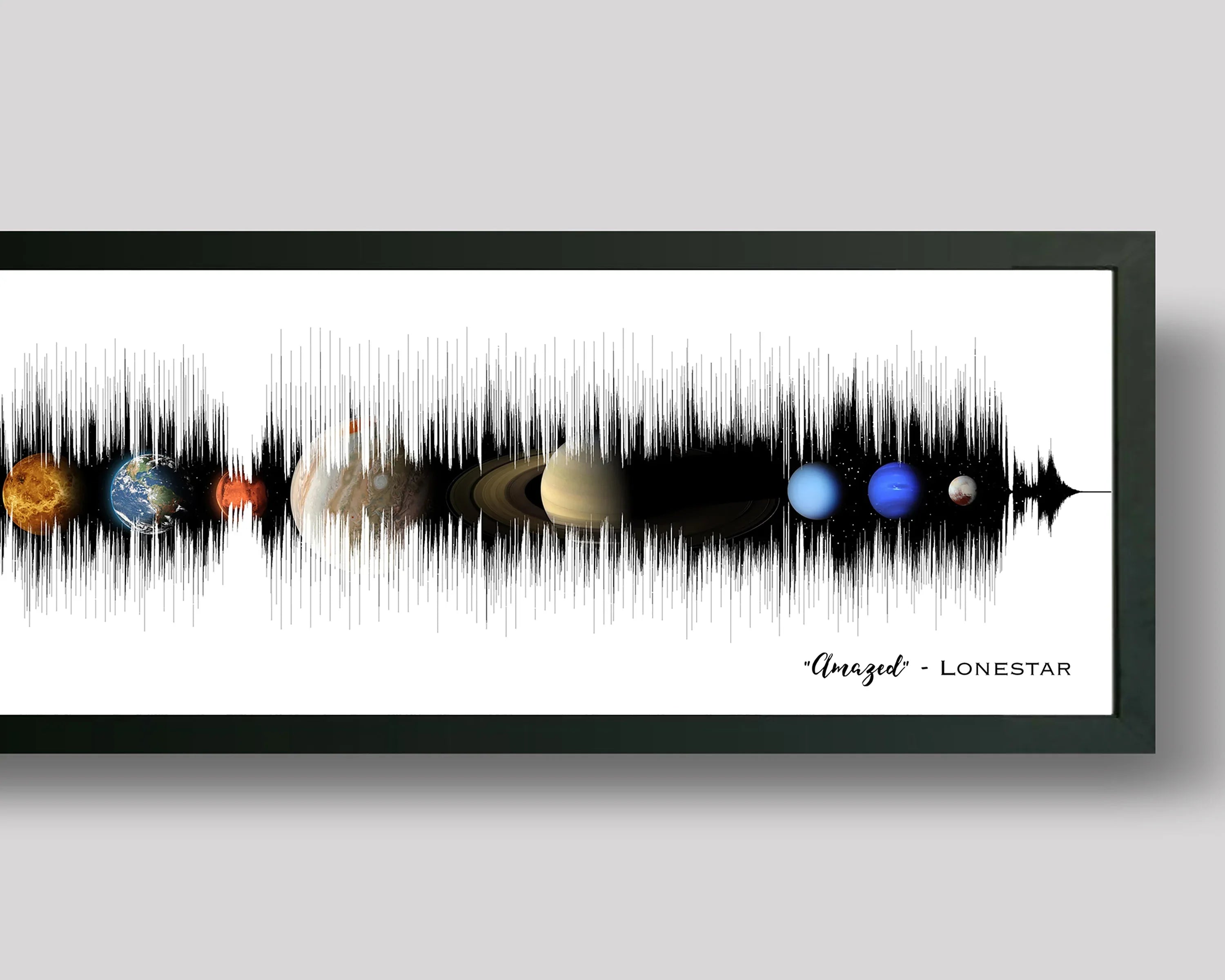 Solar System Astronomy Lover Gift – Artsy Voiceprint