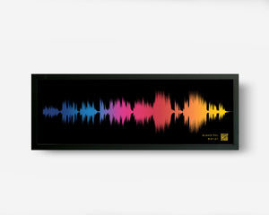 Soundwave Art Ombre Paper Anniversary Gifts With Any Song