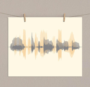 Additional Recording for Your Sound Wave Art Order Add-Ons Artsy Voiceprint 
