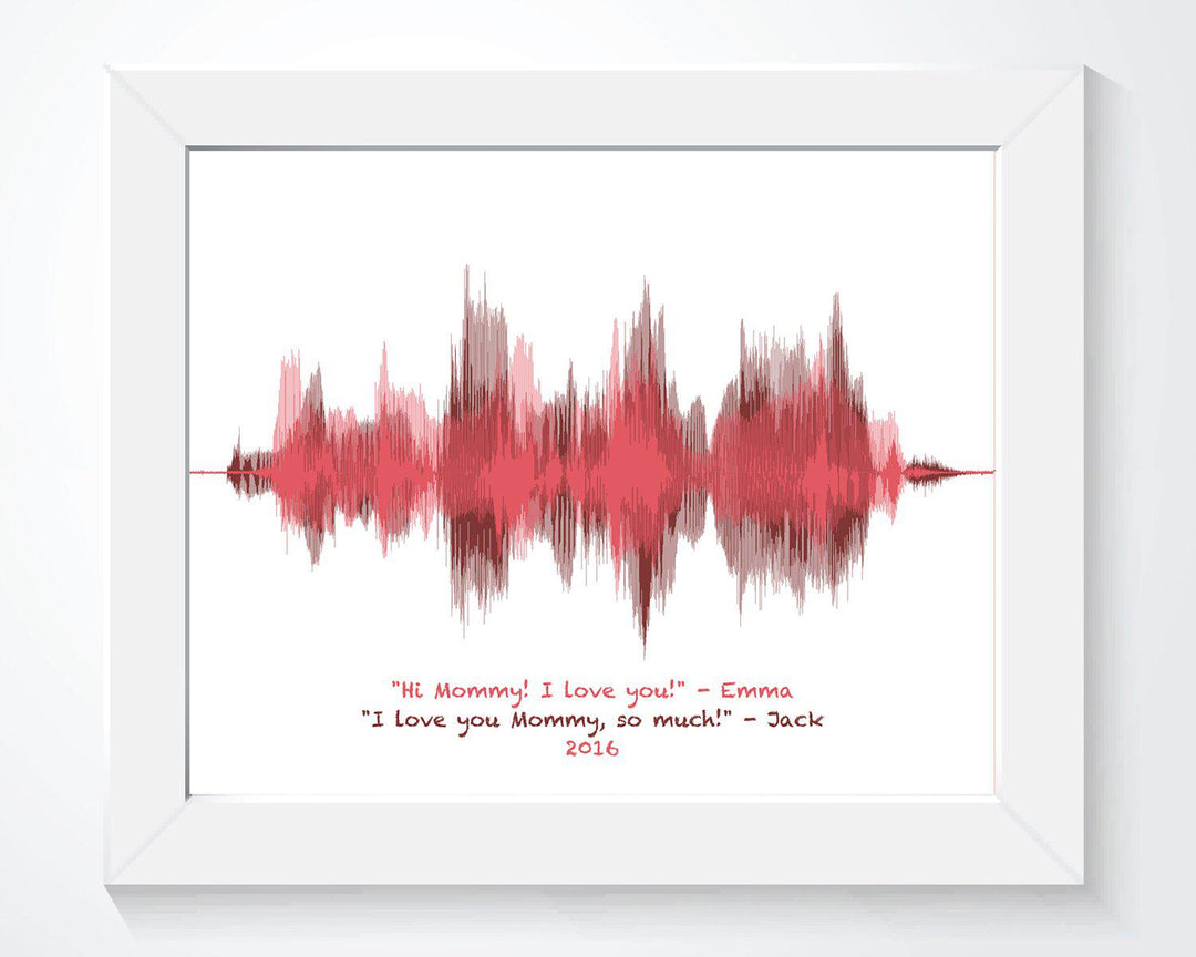 Dad Gift from Kids, Fathers Day Voiceprint Gift
